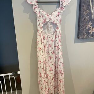 Hollister Pink Floral Dress